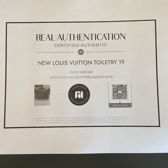 SOLD ON MERCARI New Authentic Louis Vuitton Toiletry 19 - Picture 12 of 12